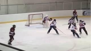 Ringette - Skating - Centre Transition at top of defensive triangle