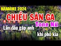 Chiều Sân Ga Karaoke Tone Nữ Nhạc Sống 2024 Âm Thanh Chất Lượng Cao | Trọng Hiếu