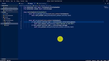 02- ActivityHandler helper class in Bot Framework - Python