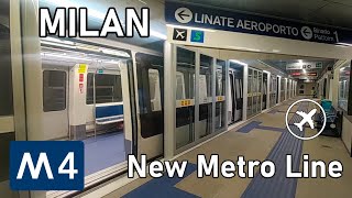 The New Milan Metro line M4, from Linate Airport to the city centre