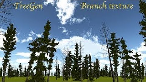 [Unity3d] TreeGen: Creating procedural tree branch texture