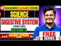 Railway Express Series 2026 | Science Digestive System Explain🎯| Lecture 2 | Rajneesh sir