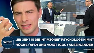 TV-DUELL: "Er geht in die Intimzone!" Psychologe nimmt Höcke (AfD) und Voigt (CDU) auseinander