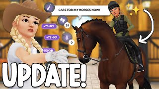 CARE FOR OTHER PLAYERS HORSES!! STAR STABLE UPDATE!!