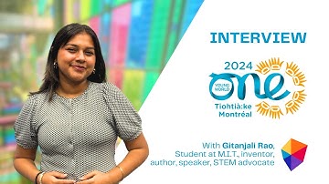 One Young World 2024 | Gitanjali Rao - Genius beyond her years