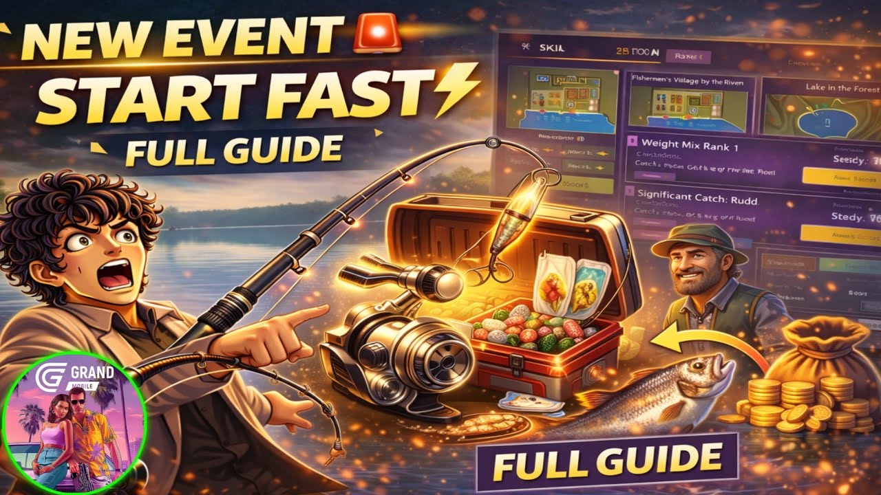 New Fishing Event Guide 😱🎣| How to Buy Rod, Reel, Bait & Sell Fish ...