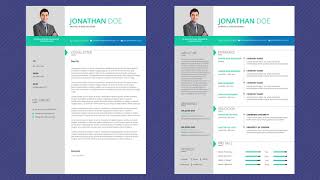 Free Professional Resume Template - Magic Color Pro screenshot 5