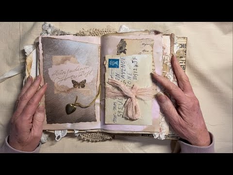 ジャンクジャーナル　マーガレット&ソフィー　ファブリックジャーナル　レトロガール ジャンクジャーナル マーガレット&ソフィー ファブリック