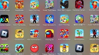 Bowmasters,StickWar Legacy,Stumble Guys,Supreme Duelist,Skibydi Toilet,Kick The Buddy,Hill Climb 2 screenshot 3