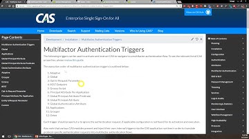 CAS Quick Tour - Apereo