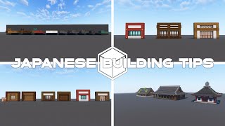 Tips for making Japanese Builds in Minecraft