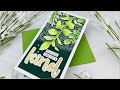Lovely Layers: Greenery | Copic Colored Die Cuts