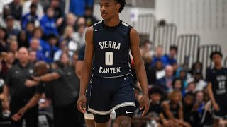 Bronny James and Sierra Canyon (CA) begin the year ranked in the MaxPreps Top 25