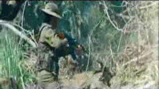 Video thumbnail of "Rambo Final Battle Scene Music Video"