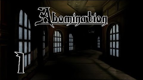 Amnesia: Abomination | Part 1 | THIS SCHOOL IS F*CKED UP!