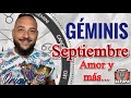 GÉMINIS ♊️ QUEDARÁS EN SHOCK CUANDO DESCUBRAS ESTO Y ALGO MÁS. Septiembre Tarot Amor y Horóscopo