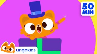 ACTION SONGS FOR KIDS | Nursery Rhymes | Lingokids