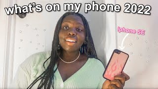 what’s on my iphone SE 2022