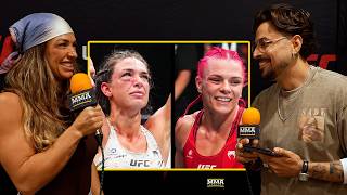 Live Mackenzie Dern Responds To Gillian Robertson: 'She's The One Talking, I've Never Met Her' | UFC 330 Sky View