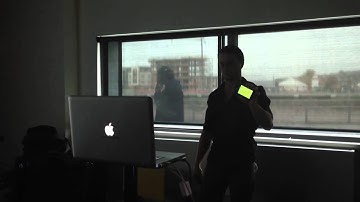 Music Is The Sport - Second Live Demonstration: Colour & Motion Tracking