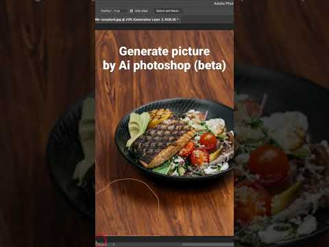 Generate picture by ai photoshop (beta) 