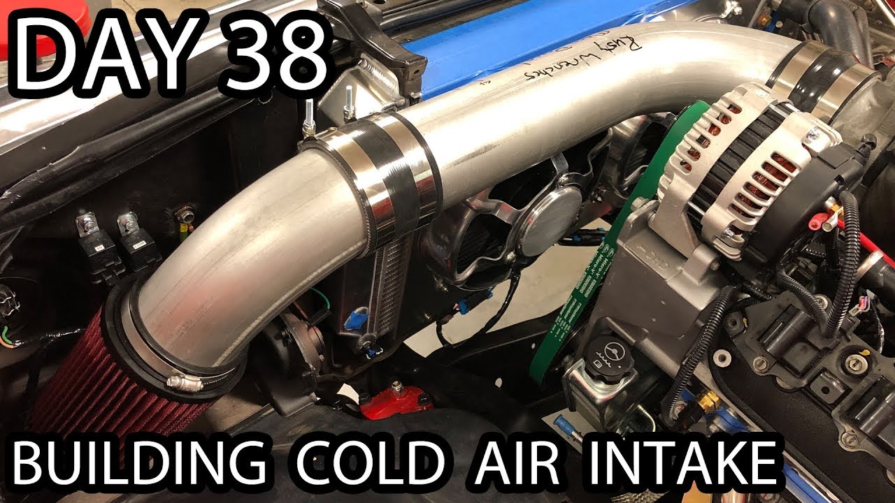 '72 Chevy C10 - Cold Air Intake Fab & Finishing Interior - Day 38 - YouTube