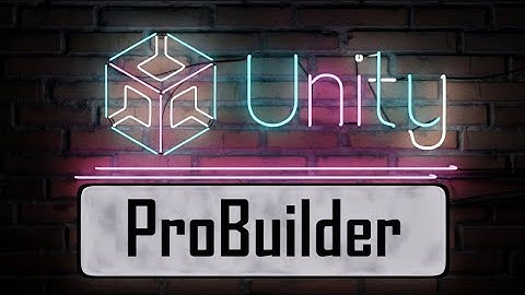 Unity Blockout #2 - ProBuilder Package