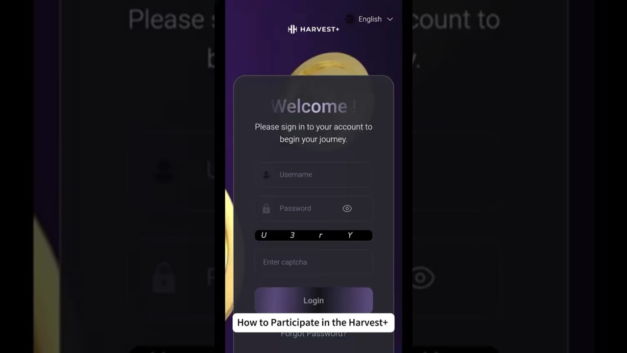 New Website Login Bitharvest + Harvest Plus