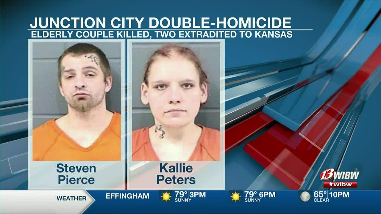 Pair accused of Junction City couple's murder back in Kansas after extradition