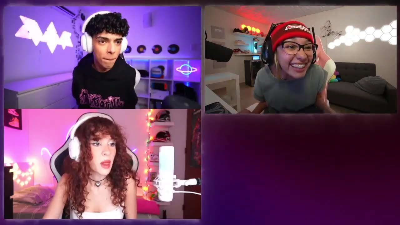 Alondra, Rai y Alex en su primer stream en kick!!