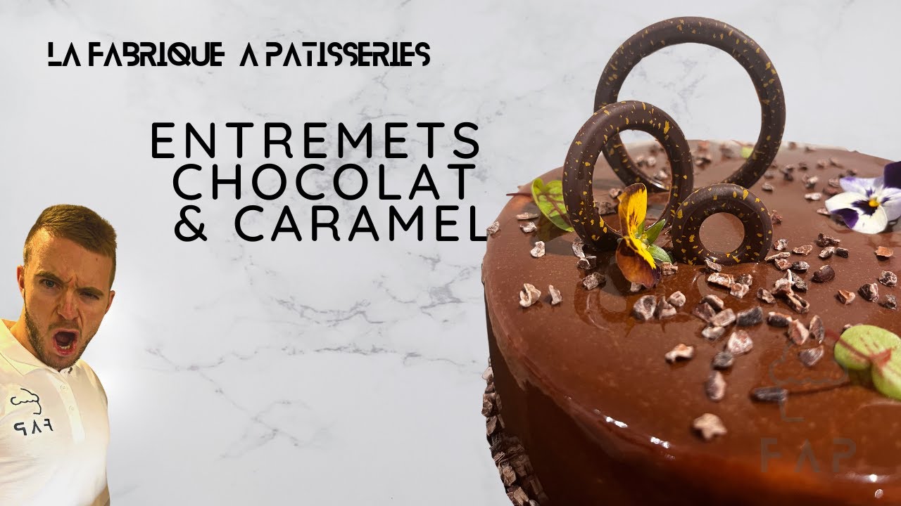 [RECETTE]  Entremets chocolat & caramel - Un gâteau gourmand et léger 🔥