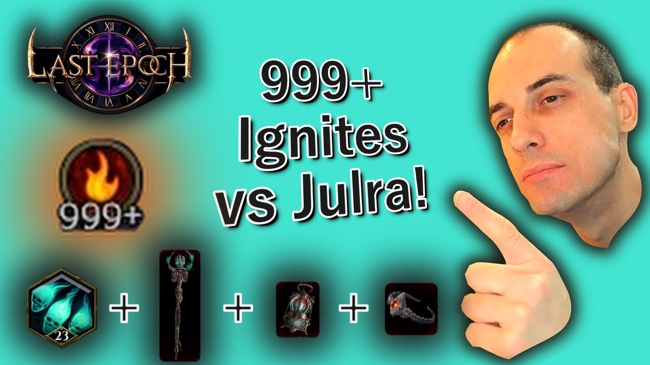 300 Corruption Lich 999+ Ignite Hungering Souls Curse of Perseverance Build Guide Last Epoch 0.9