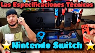 Las Especificaciones Técnicas Nintendo Switch #nintendo2023 #nintendoswitchreview  #nintendoswitch