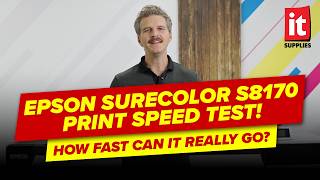 Epson SureColor S8170 Print Speed Test! How Fast Can It Really Go?