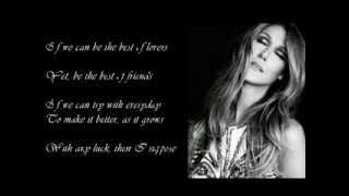 Celine Dion-Lyrics-How Do You Keep the Music Playing chords