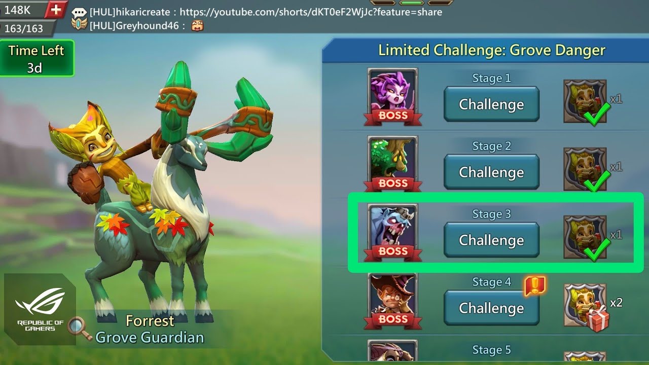 Limited Challenge: Grove Danger Stage 3 Challenge | Forrest Grove Guardian