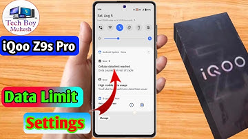 iqoo z9s pro data limit setting, iqoo z9s pro data limit kaise set kare
