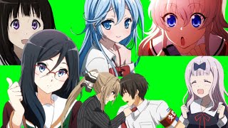 Anime Girls and Boys green screen | Anime Green Screen Effects | Green Screens | Kawaii