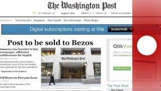 The Washington Post vendido a Jeff Bezos, propietario de Amazon