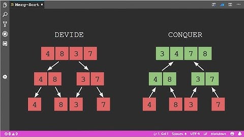 演算法 Algorithm | 合併排序法 Merge Sort (JavaScript)