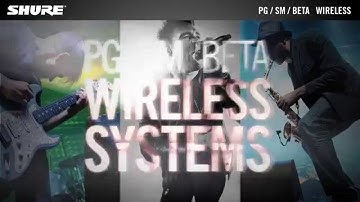 Shure PG SM BETA Wireless Systems