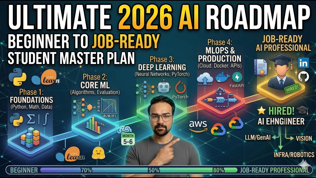 2026 AI Engineering Roadmap: From Beginner to Job-Ready Professional ...