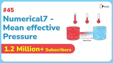 Numerical 7: Mean Effective Pressure in IC Engine (Air Cycles) | GATE Application of Thermodynamics