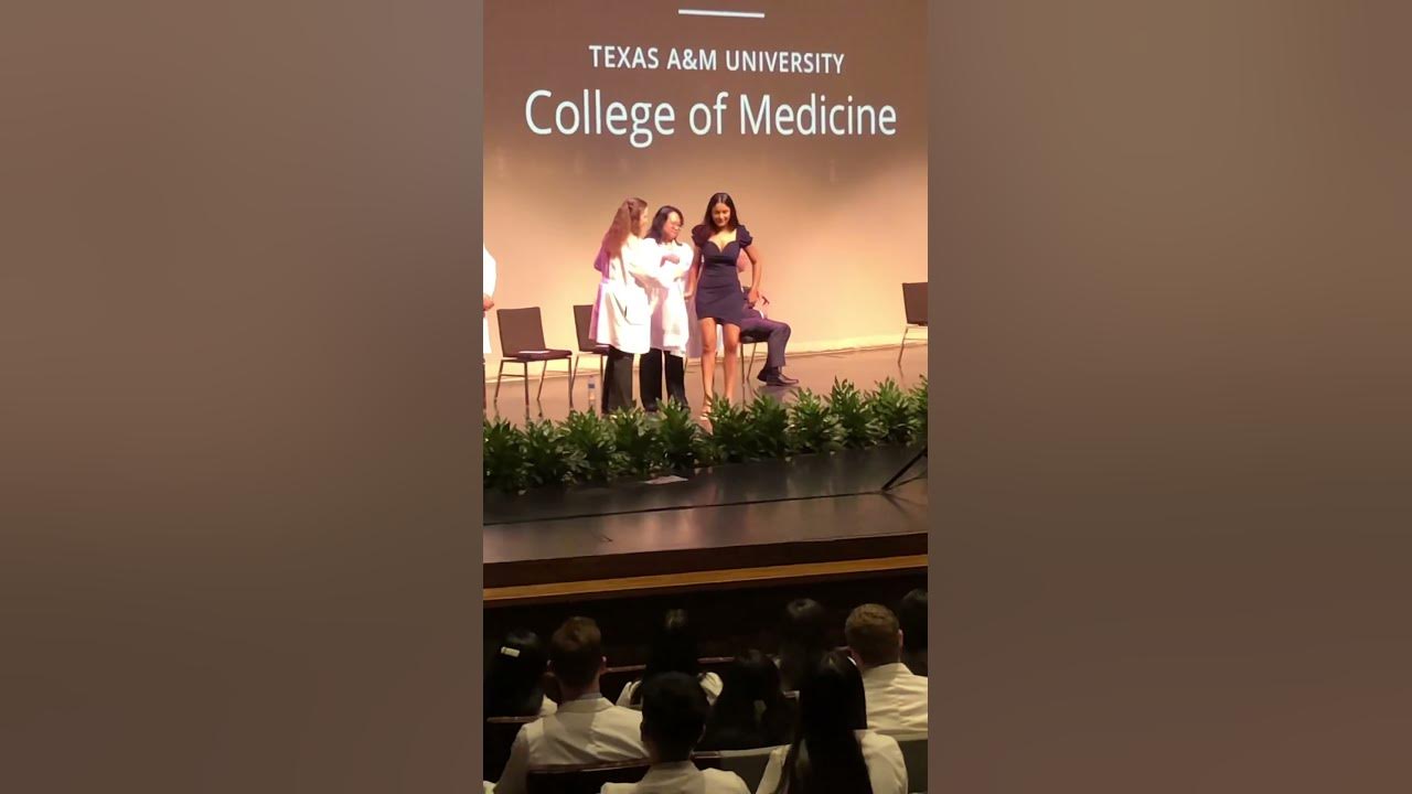 Texas A&M white coat ceremony 2021 YouTube