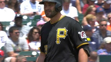 PIT@DET: Cervelli opens scoring with solo home run