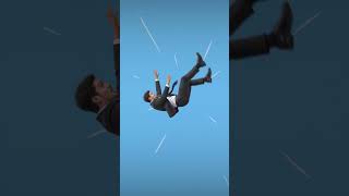 Falling Businessman 3D Animation  Corporate Failure Background Loop.#animation #animationvideo