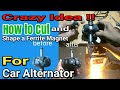How to Cut and Shape a Ferrite Magnet, for Car Alternator.