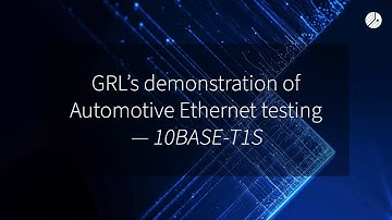 【Demo】Automotive Ethernet Testing for 10BASE-T1S and Multi-Gig TC10 Sleep/Wake (Part 1)