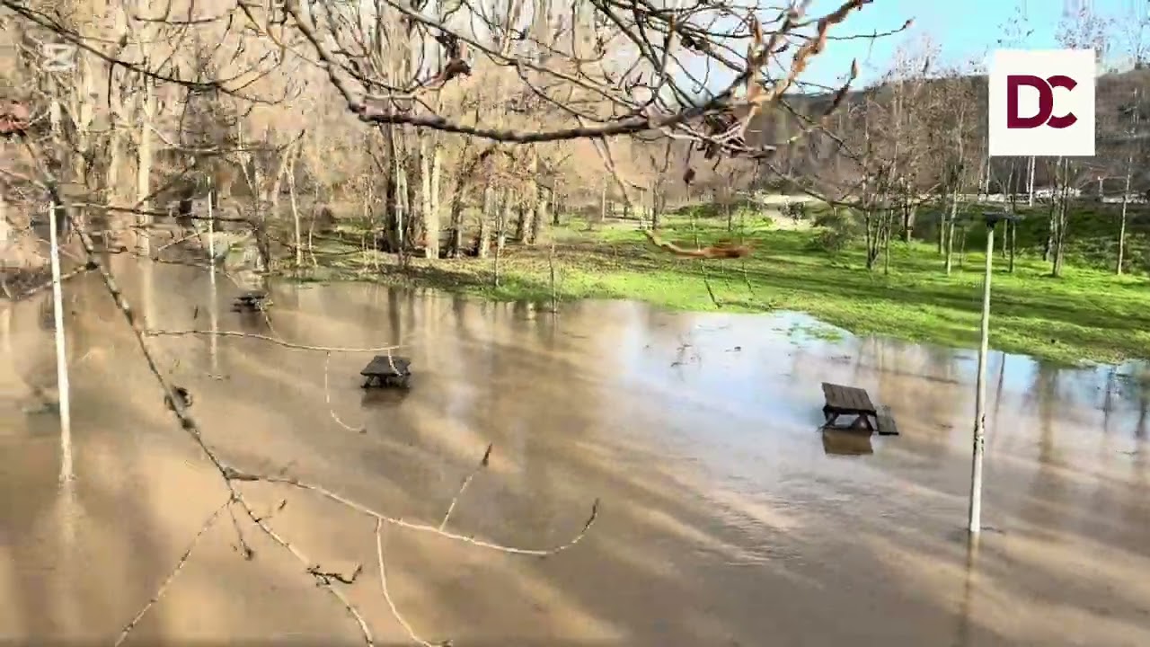 Desborde del Río Júcar al paso por Cuenca 12 2 26