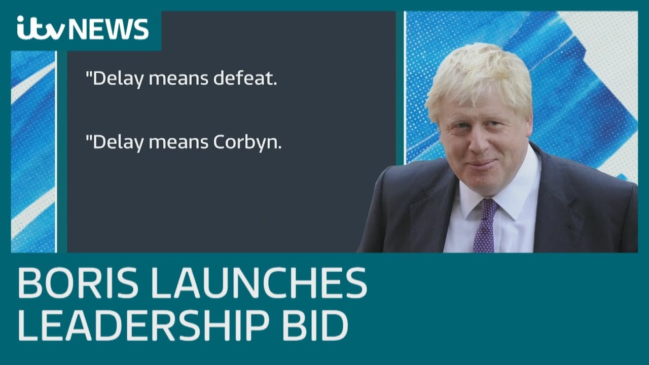 prime minister 2015 Boris Johnson breaks silence to launch Tory leadership bid | ITV News